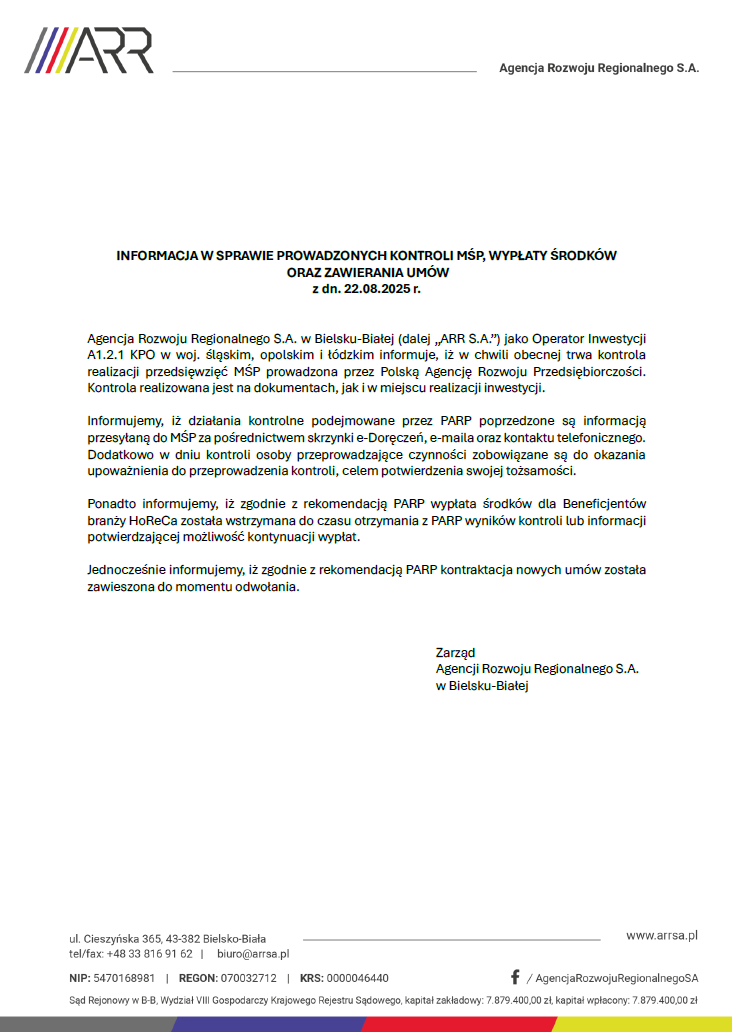 Komunikat   rekomendacja